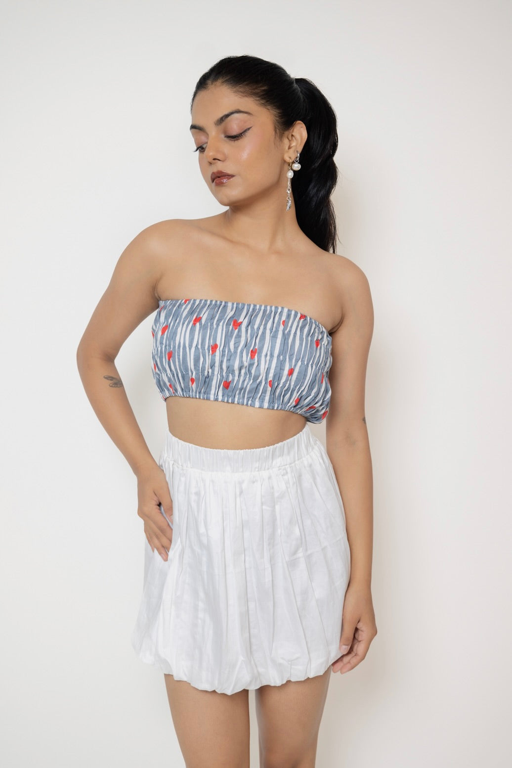 Heart Tube Wrap Top