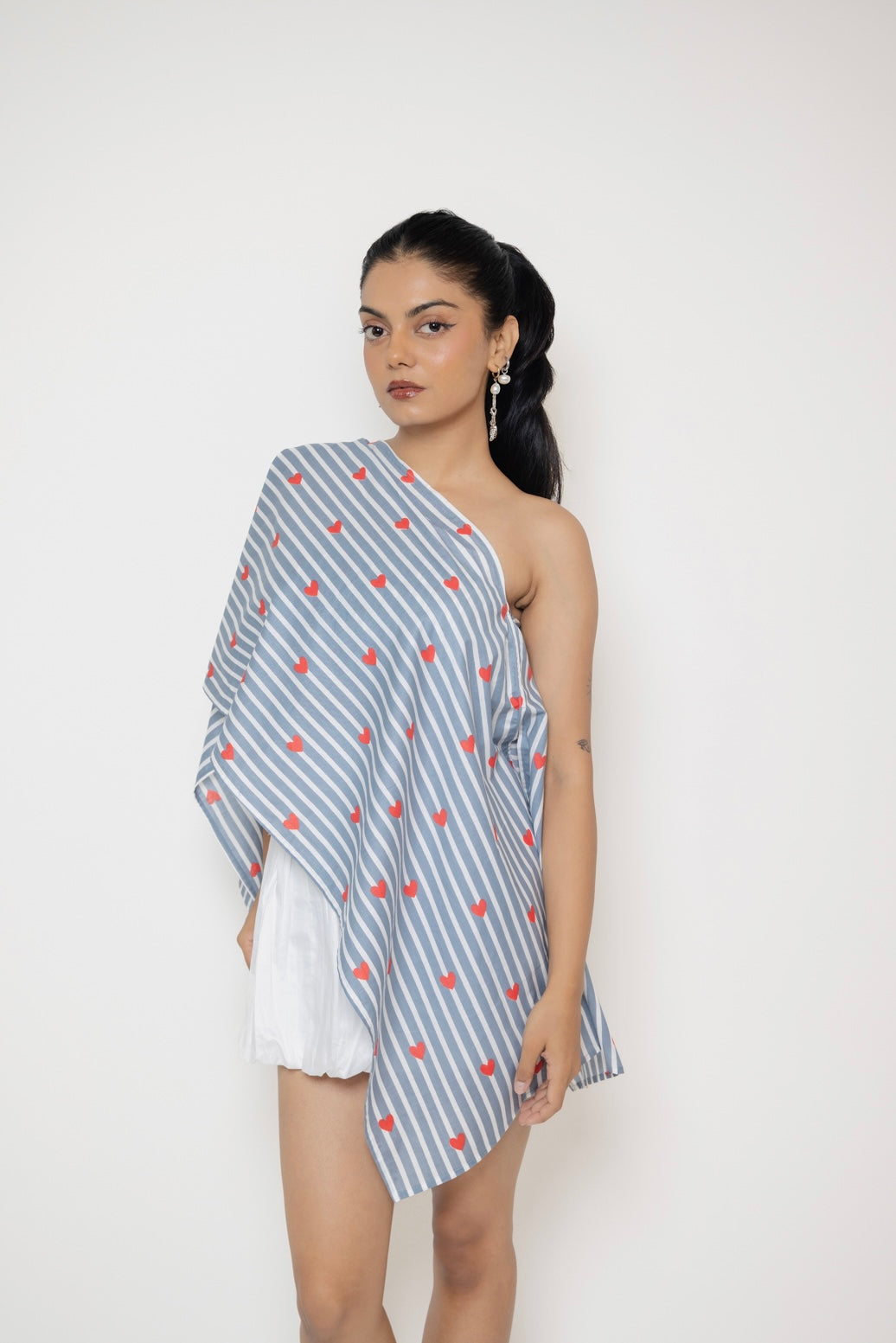 Heart stripe Multi-way Top