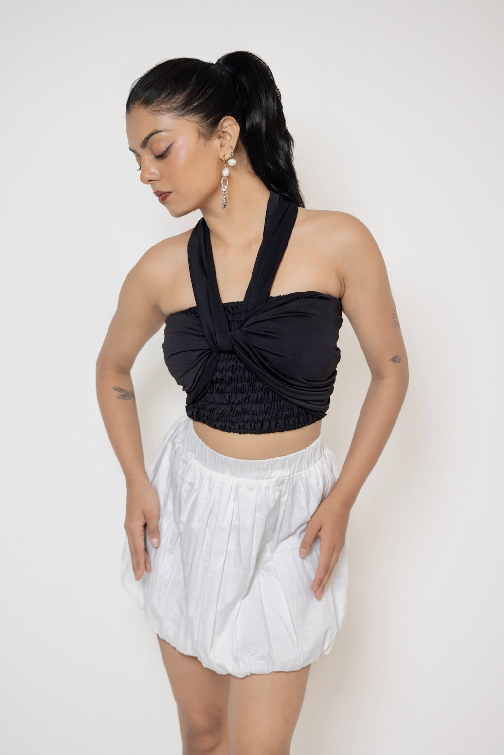 Black Flexi Top