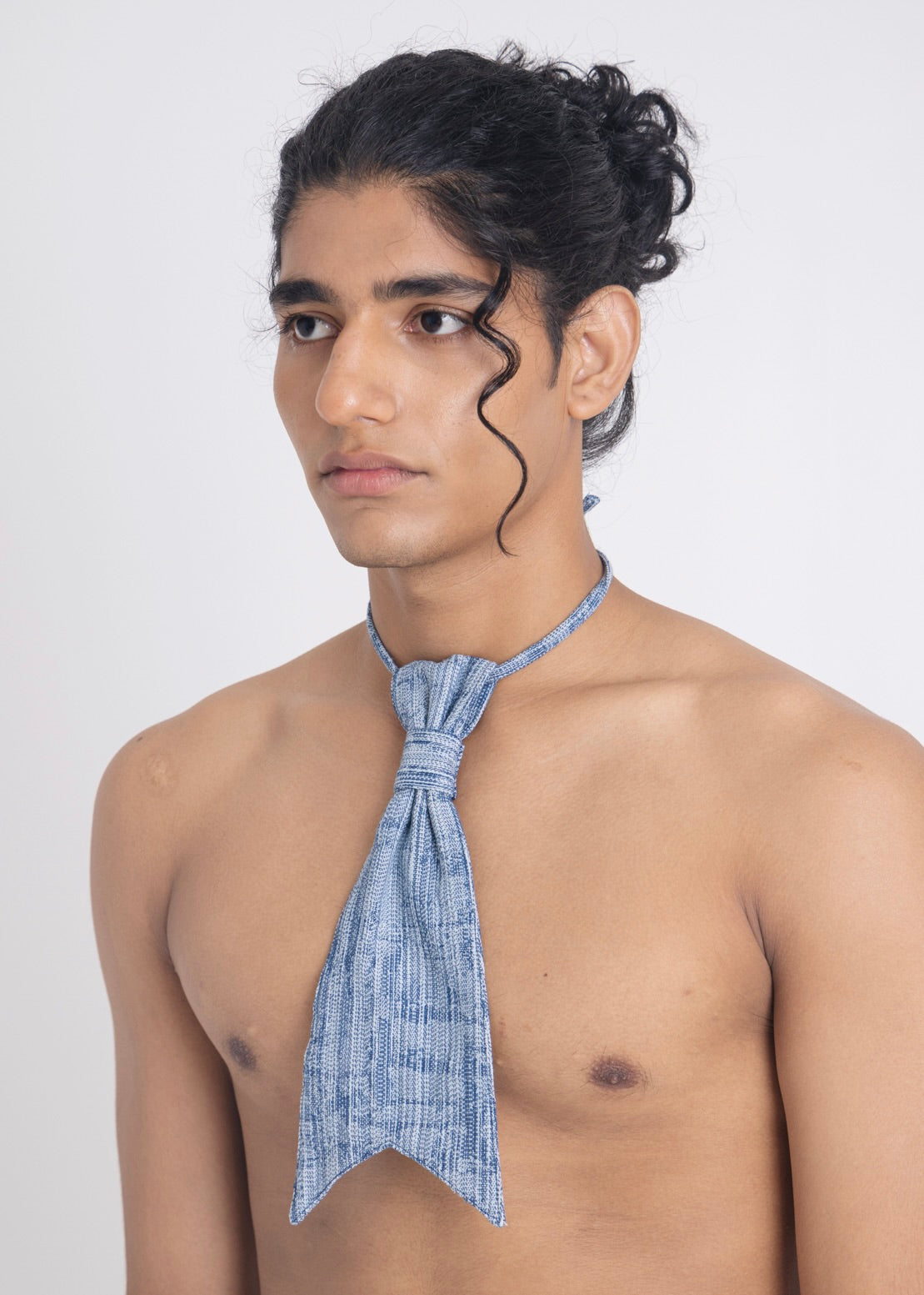 Pre-Stitched Denim Tie