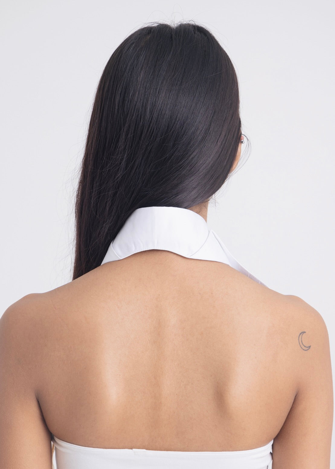 Pintuck collar (White)