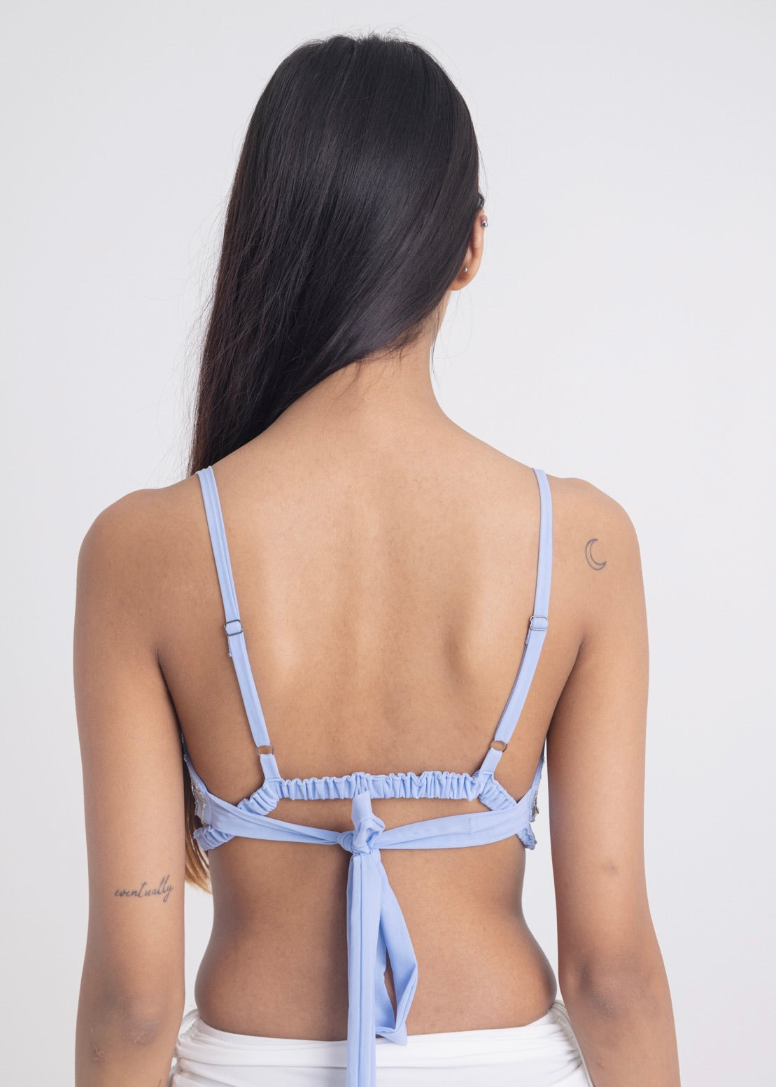 Asymmetrical Bralette ( Blue )