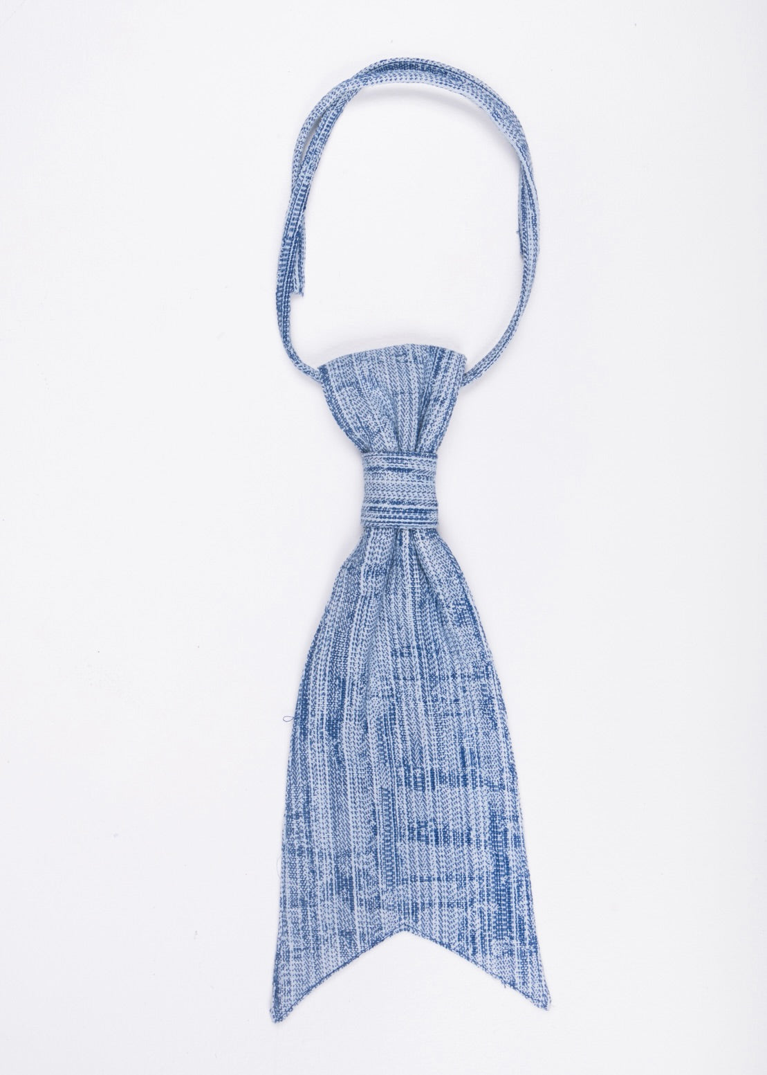 Pre-Stitched Denim Tie