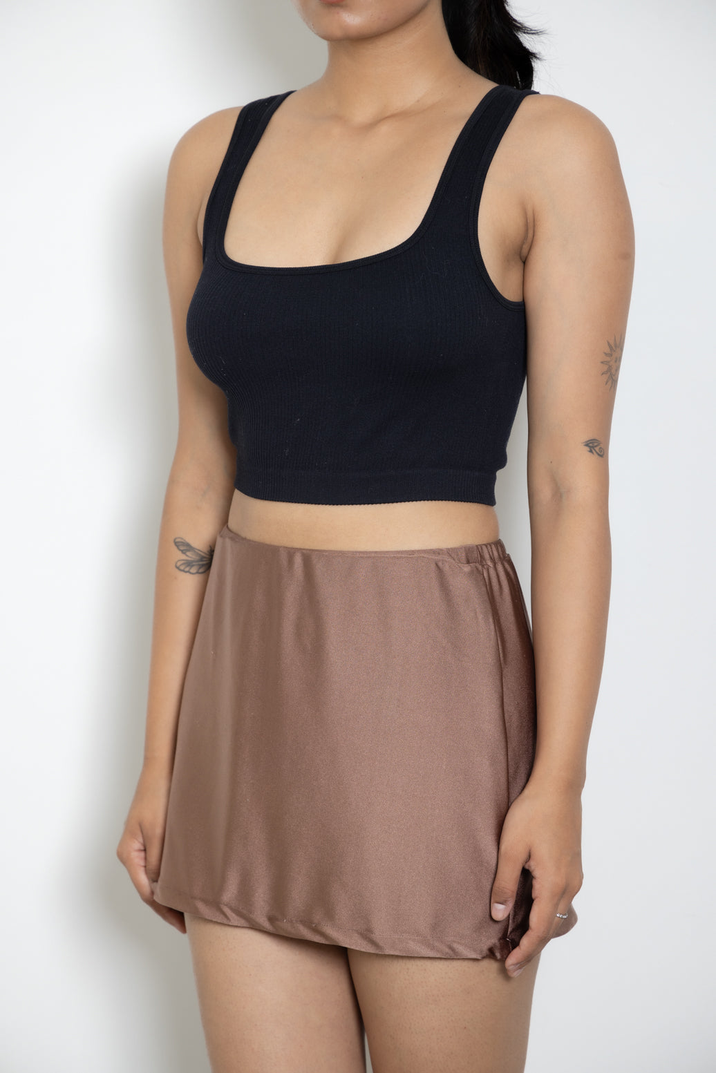 Sheer Mocha Skirt