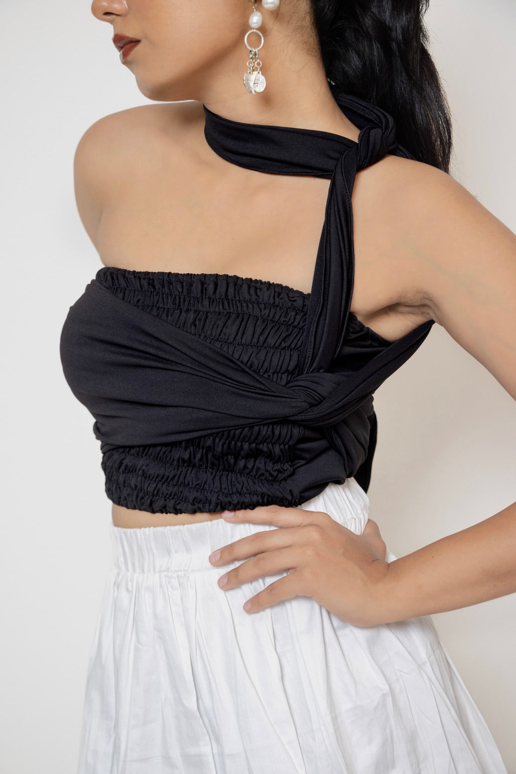 Black Flexi Top