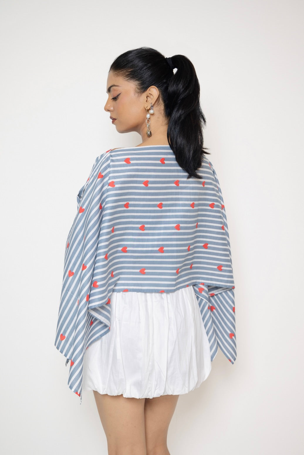 Heart stripe Multi-way Top