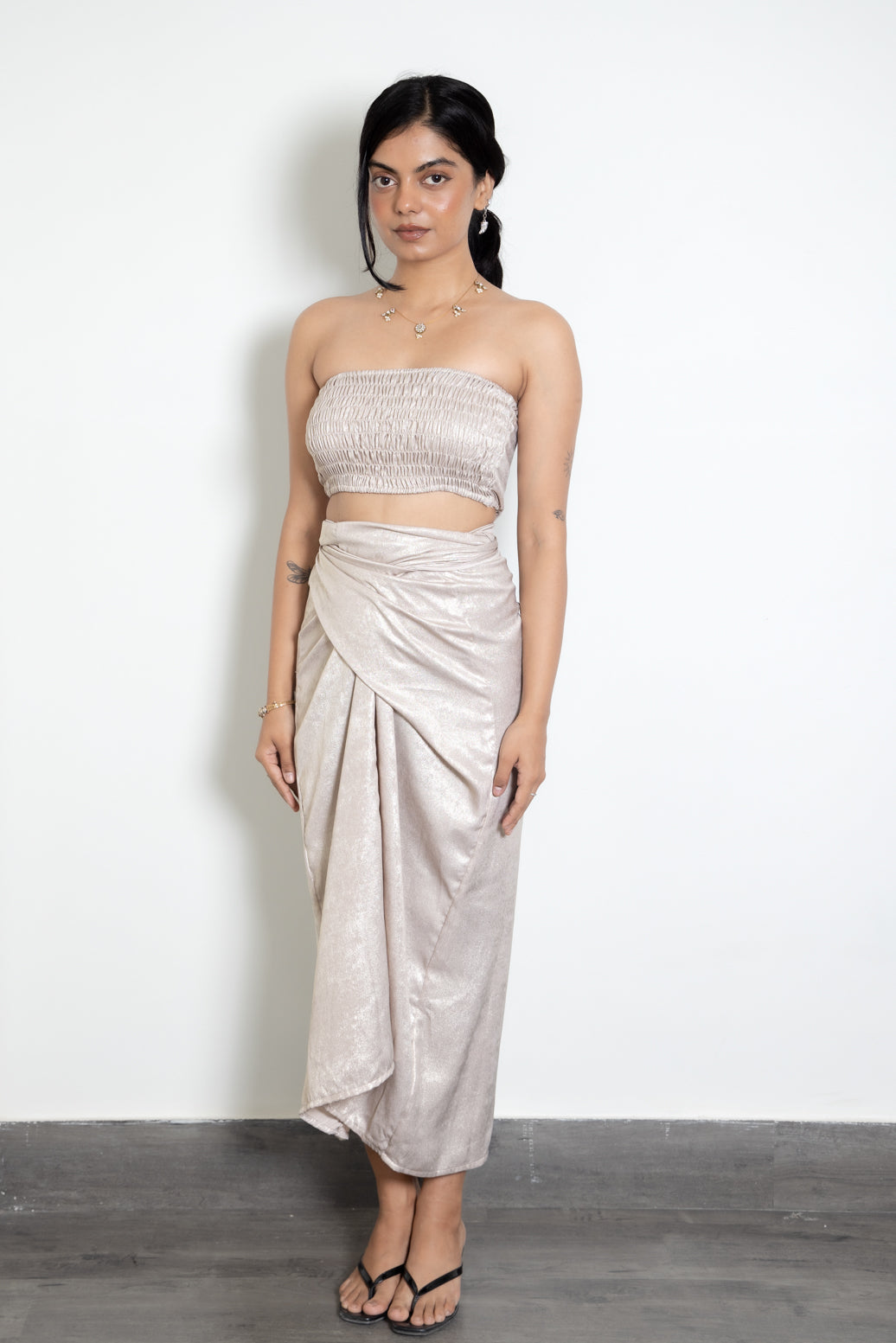 Champagne Wrap Skirt