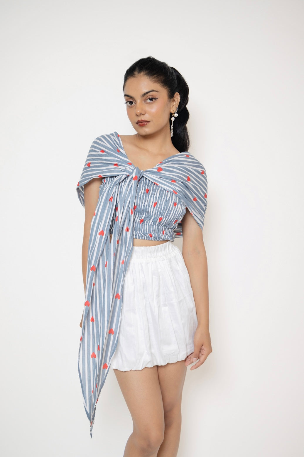 Heart Tube Wrap Top