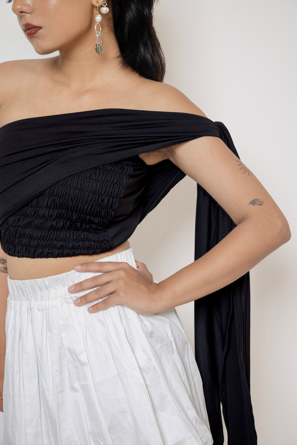Black Flexi Top