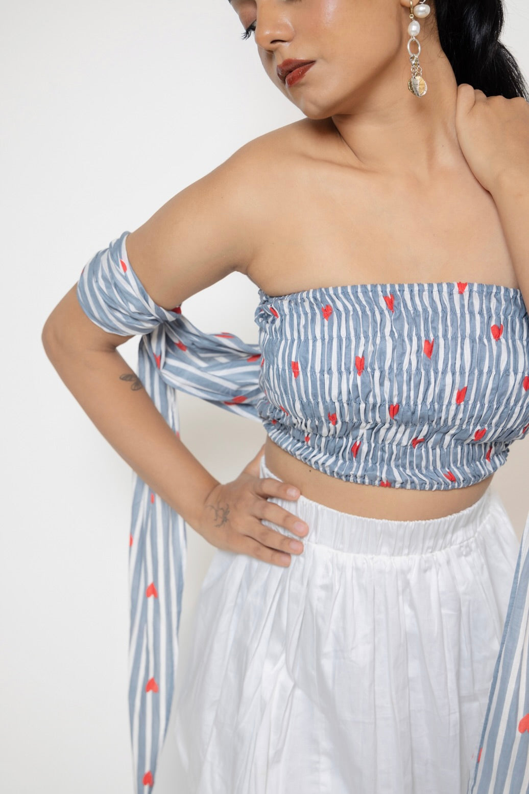 Heart Tube Wrap Top