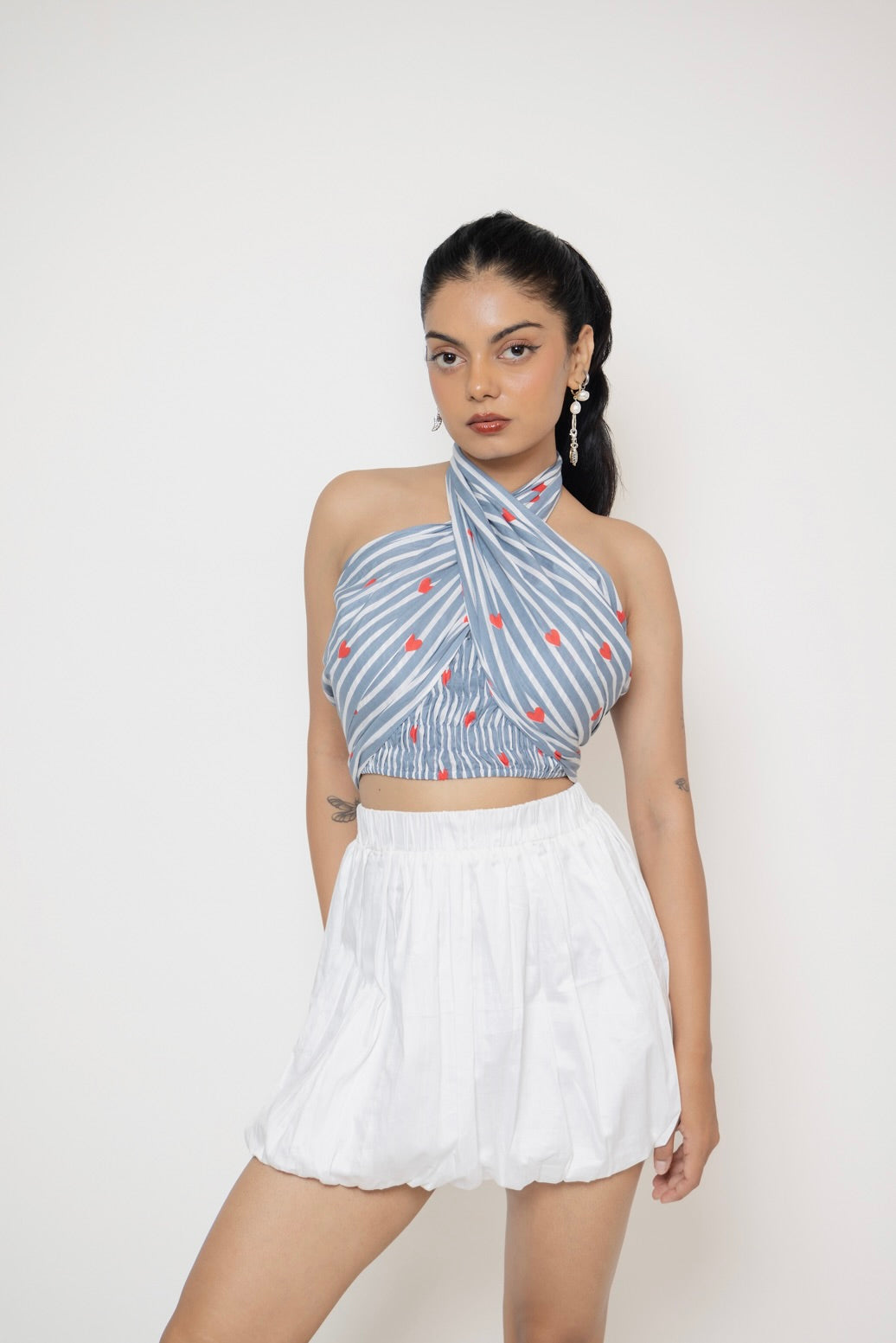 Heart Tube Wrap Top