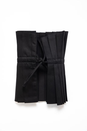 Black Collar & Cuff Set