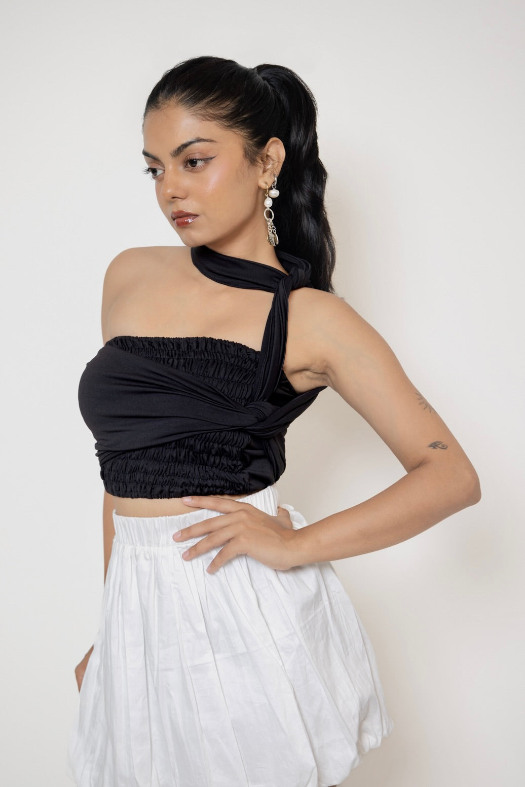 Black Flexi Top