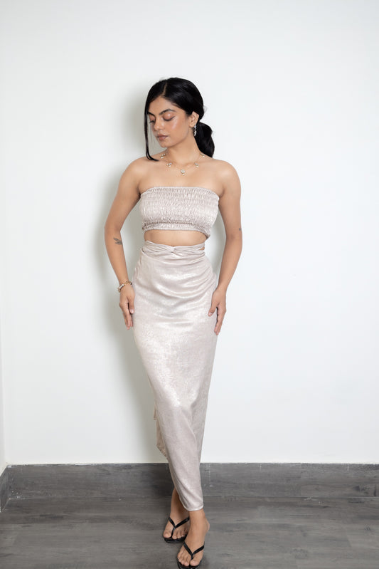 Champagne Wrap Skirt