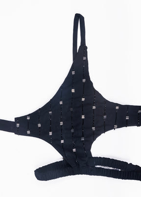 Asymmetrical Bralette ( Black )