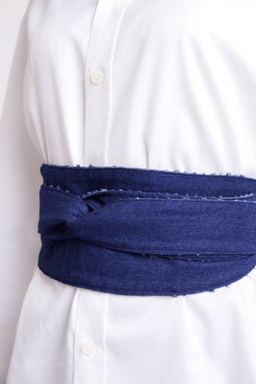 Reversible Denim Obi Belt