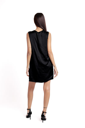 DualTone Reversible Satin Dress