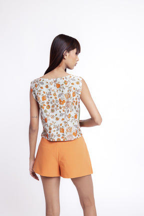 BloomSide Reversible Top (Print + Solid)