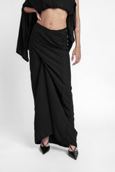Half-Stitch Wrap Skirt